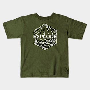 Explore Mountains Kids T-Shirt